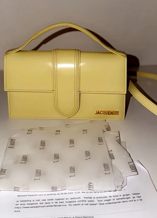 Jacquemus Le Grand Bambino pastel yellow, merk: Jacquemus, staat: Heel goed, € 490,00, € 515,20 inclusief Kopersbescherming