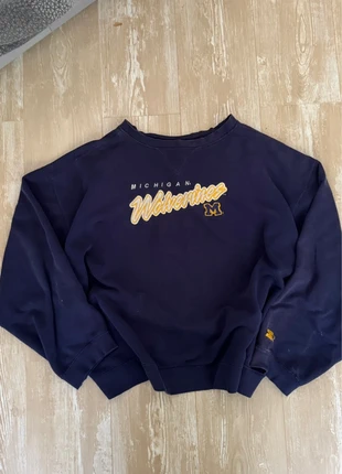 Starter Team Michigan Wolverines Sweatshirt Navy/Yellow, Vintage USA College 2XL, brand: Starter, condizioni: Ottime, taglia: XXL, €20.00, €21.70 include la Protezione acquisti