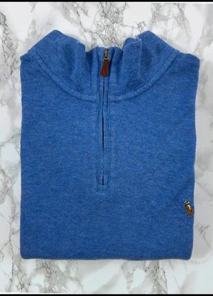 Pull 1/4 Zip Ralph Lauren Bleu / Logo brodé Cavalier prenium / Taille 2XL Homme, brand: Ralph Lauren, condizioni: Nuovo senza cartellino, taglia: XXL, €53.00, €56.35 include la Protezione acquisti