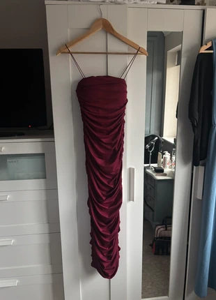 Oh Polly Ruched Dress – Size 8, brand: Oh Polly, condition: Very good, size: S / UK 8-10, £12.00, £13.30 includes Buyer Protection