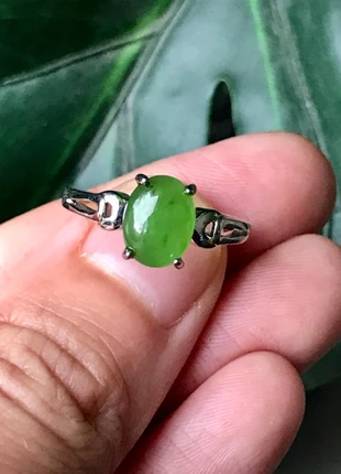 Bague jade vert 925, brand: jade vert 925, condition: Very good, size: Adjustable, €14.00, €15.40 includes Buyer Protection