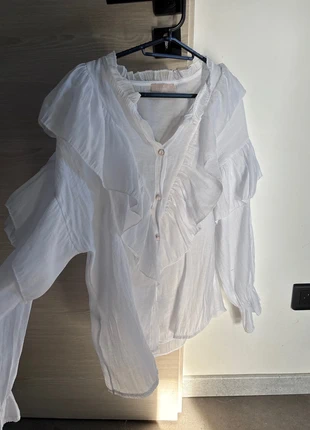 Chemise blanche, marque: lumine paris, état: Neuf sans étiquette, taille: S / 36 / 8, 5,00 €, 5,95 € Protection acheteurs incluse