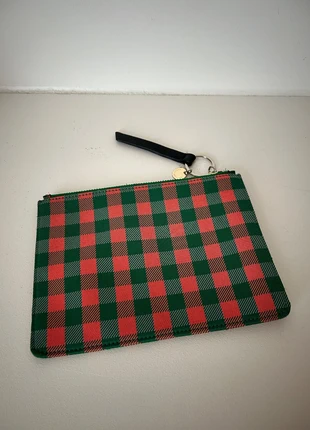 Pochette à carreaux rouge et vert - & Other Stories, brand: & Other Stories, condition: Very good, €9.00, €10.15 includes Buyer Protection