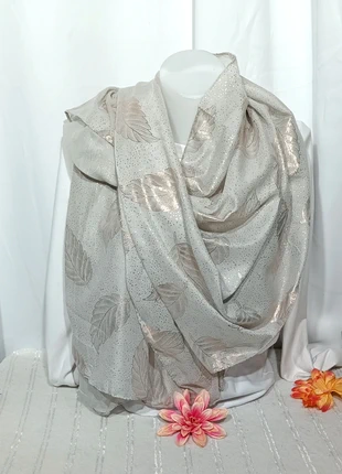 Écharpe châle foulard femme neuf gris pailleté, état: Très bon état, 7,00 €, 8,05 € Protection acheteurs incluse