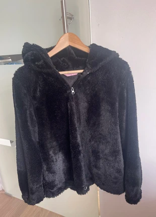 Veste douce à capuche noire Hunkemöller – Taille S, marque: Hunkemöller, état: Très bon état, taille: S / 36 / 8, 5,00 €, 5,95 € Protection acheteurs incluse