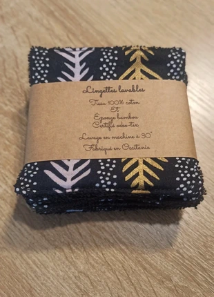10 lingettes lavables, brand: Fait Main, condition: New with tags, €10.00, €11.20 includes Buyer Protection
