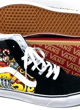 Sublimes Vans montantes Édition limitée 2025 noir père Noël déjanté rockeur modèle très rare 38, marque: Vans, état: Neuf avec étiquette, taille: 38, 68,00 €, 72,10 € Protection acheteurs incluse