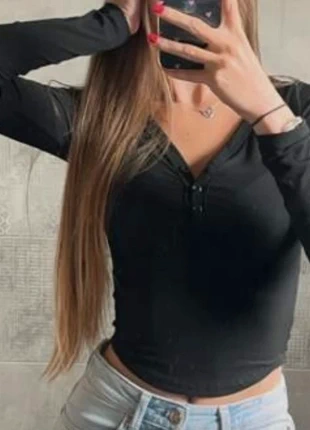 Top manches longues col boutonné, marca: Fashion, estado: Novo sem etiquetas, tamanho: S / 36 / 8, €18.90, €20.55 inclui Proteção do Comprador