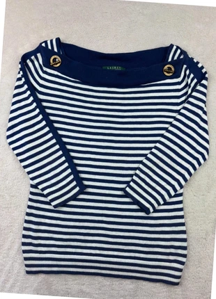 Pull marinière Tommy Hilfiger – Femme M bleu marine manches 3/4, marca: Tommy Hilfiger, estado: Muy bueno, tamaño: M / 38 / 10, 15,00 €, 16,45 € Protección al comprador Pro incluida