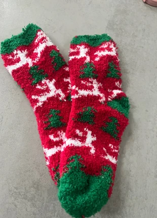 Chaussettes de Noël neuves sapin et cerf pilou pilou, brand: Noël, condition: Very good, size: One size, €2.00, €2.80 includes Buyer Protection