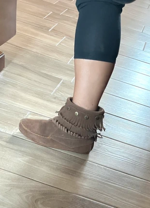 Hippi/boho suede boots, brand: minnetonka, condizioni: Buone, taglia: 37, €6.00, €7.00 include la Protezione acquisti
