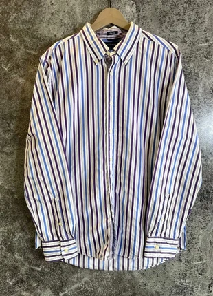Chemise coton manches longues homme Tommy Hilfiger taille L Camisa hombre Camicia uomo Herren Hemd, marca: Tommy Hilfiger, estado: Muy bueno, tamaño: L, 15,00 €, 16,45 € Protección al comprador incluida