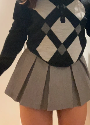 minifalda gris de tablas plisada coquette kawaii escolar lolita, marque: Dazy, état: Neuf sans étiquette, taille: M / 38 / 10, 9,00 €, 10,15 € Protection acheteurs incluse