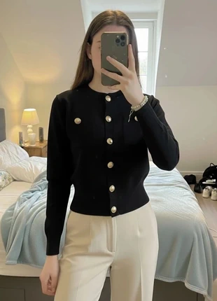 🖤 Gilet noir à boutons dorés – élégant, marque: Tokyo Muse, état: Très bon état, taille: S / 36 / 8, 52,90 €, 56,25 € Protection acheteurs (Pro) incluse