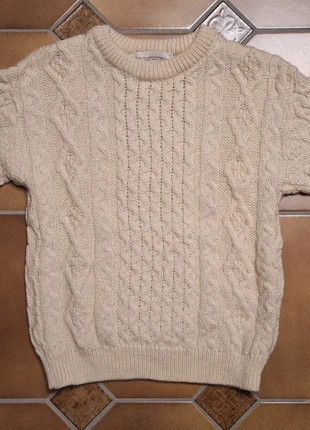 Hochwertiger Aran Wollpullover 100% reine Wolle, brand: Aran Island Knitwear, condizioni: Ottime, taglia: XS / IT 38 / EU 34, €59.00, €62.65 include la Protezione acquisti