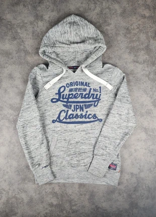 Pull / Sweat à capuche femme Superdry - Gris - Taille M, marque: Superdry, état: Très bon état, taille: M / 38 / 10, 10,00 €, 11,20 € Protection acheteurs incluse