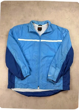 Windbreaker Nike vintage 90's - bleu/blanc - logo brodé - taille XL, marque: Nike, état: Très bon état, taille: XL, 23,00 €, 24,85 € Protection acheteurs (Pro) incluse