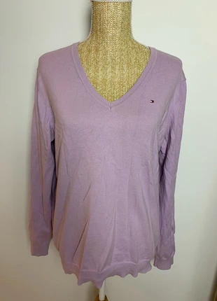 Pull Col en V Tommy Hilfiger Violet - Taille XXL - Pima Cotton, brand: Tommy Hilfiger, condition: Very good, size: XXL / 44 / 16, €12.00, €13.30 includes Buyer Protection Pro