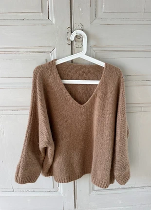 Pull laine camel, marque: Unique, état: Neuf sans étiquette, taille: Taille unique, 14,00 €, 15,40 € Protection acheteurs incluse