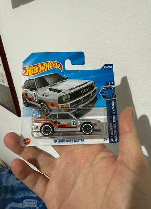 Hot wheels ‘84 AUDI sport quattro TH Treasure Hunter, brand: Hot Wheels, condizioni: Nuovo con cartellino, taglia: 3 anni / 98 cm, €4.50, €5.43 include la Protezione acquisti