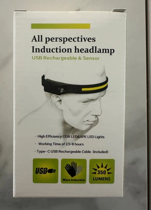 Induction LED Headlamp, brand: A* Outdoors, condition: New with tags, £10.00, £11.20 includes Buyer Protection