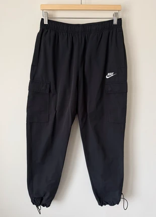 Nike jogging cargo coupe large noir femme S polyester liens resserrable en bas, marca: Nike, estado: Muy bueno, tamaño: S / 36 / 8, 33,00 €, 35,35 € Protección al comprador Pro incluida