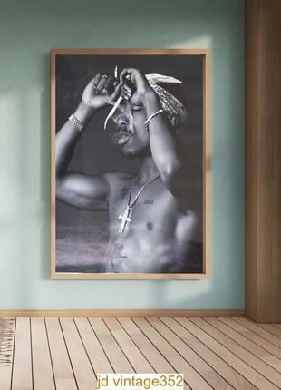 Decoration tupac, staat: Nieuw met prijskaartje, € 7,00, € 8,05 inclusief Kopersbescherming