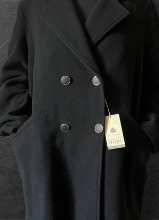 Manteau Femme mi-long caban vintage pure laine vierge certifié woolmark noir oversize made in France, brand: Daxon, condition: New with tags, size: L / 40 / 12, €120.00, €126.70 includes Buyer Protection