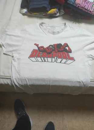 Camiseta deadpool, brand: Deadpool, condizioni: Ottime, taglia: 5 anni / 110 cm, €3.00, €3.85 include la Protezione acquisti