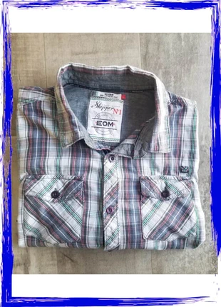 Chemise à carreaux EOM taille L, marque: EOM, état: Très bon état, taille: L, 7,00 €, 8,05 € Protection acheteurs incluse