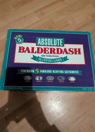 Vintage Absolute Balderdash - The Hilarious Bluffing Game - 5 Categories, brand: balderdash, condition: Very good, £10.00, £11.20 includes Buyer Protection