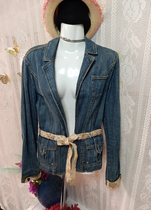 🧥 Casaco Cortefiel Ganga Azul Tamanho M Em Óptimo Estado, marque: Cortefiel, état: Très bon état, taille: M / 38 / 10, 10,00 €, 11,20 € Protection acheteurs incluse