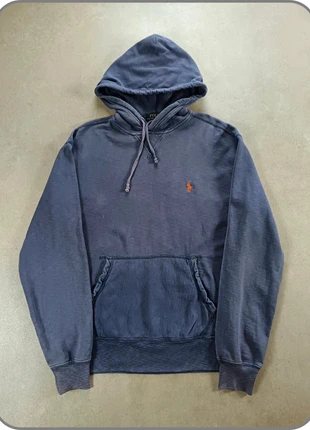 Sweat à capuche Ralph Lauren 100% coton | violet logo brodé orange | taille M pour homme, brand: Ralph Lauren, condizioni: Ottime, taglia: M, €47.90, €51.00 include la Protezione acquisti Pro