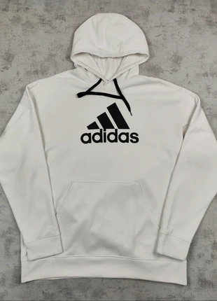 Sweat capuche hoodie adidas blanc taille xl oversize, marque: adidas, état: Bon état, taille: XL, 10,00 €, 11,20 € Protection acheteurs incluse