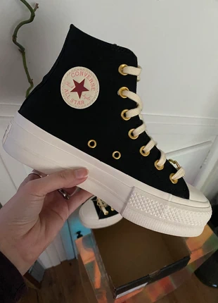 Converse plateforme compensées coeur heart love black noir platform baskets sapatilhas zapatilhas 36, marque: Converse, état: Neuf avec étiquette, taille: 36, 55,00 €, 58,45 € Protection acheteurs (Pro) incluse