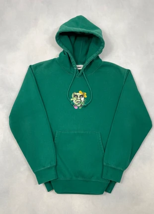 Pull Obey Vert foncé imprimé coupe Large Hoodie Oversize Sweatshirt - Taille S #1847, brand: Obey, condition: Very good, size: S, €46.90, €49.95 includes Buyer Protection Pro