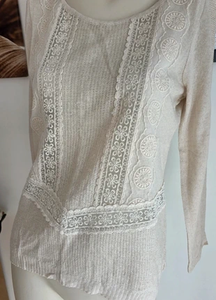 Haut chic Blanc crème dentelle macramé-Grain de malice- taille M, marke: Grain de Malice, zustand: Sehr gut, größe: M / 38 / 10, 5,00 €, 5,95 € inklusive Vinted-Käuferschutz