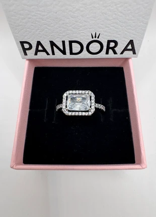 Anello Pandora punto luce rettangolare, marque: Pandora, état: Très bon état, taille: 17,3 mm, 37,00 €, 39,55 € Protection acheteurs incluse