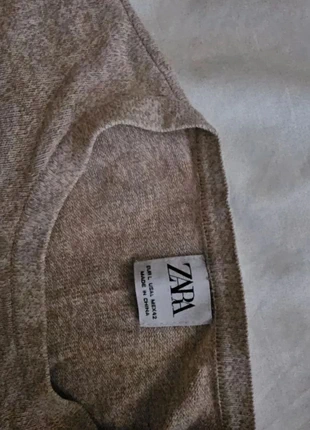 Haut manches longues Zara beige chiné, marque: Zara, état: Bon état, taille: M, 5,99 €, 6,99 € Protection acheteurs incluse