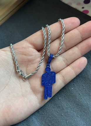 Collier Blohsh Billie Eilish bleu, marque: Billie Eilish, état: Neuf sans étiquette, 16,00 €, 17,50 € Protection acheteurs incluse