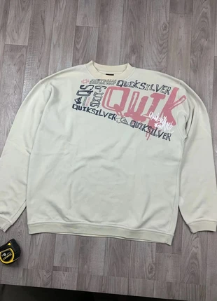 Pull Quiksilver crème XL vintage crewneck pull surf surfwear, marque: Quiksilver, état: Satisfaisant, taille: XL, 13,99 €, 15,39 € Protection acheteurs (Pro) incluse