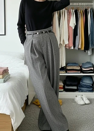 Pantalon gris coupe droite - femme taille S, marque: Clay Nova, état: Très bon état, taille: S / 36 / 8, 49,90 €, 53,10 € Protection acheteurs incluse