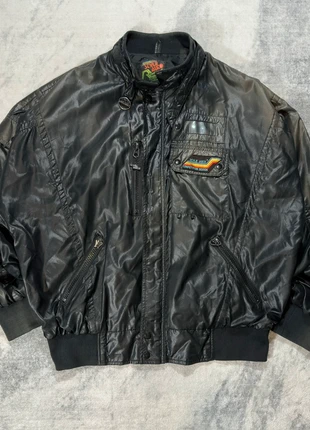 Blouson vintage Style Auto Racing noir brillant taille XL, marque: Vintage Dressing, état: Très bon état, taille: XL, 29,99 €, 32,19 € Protection acheteurs (Pro) incluse