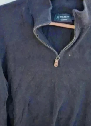 🧥 Pull Hackett London col demi-zip – 100 % coton – Taille L, merk: Hackett London, staat: Heel goed, maat: L, € 28,98, € 31,13 inclusief Kopersbescherming