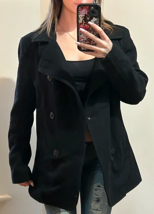 Black button up trench coat, brand: Next, condition: Very good, size: S / UK 8-10, £34.99, £37.44 includes Buyer Protection