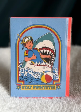 Carte postale stay positive Steven Rhodes, état: Neuf avec étiquette, 4,00 €, 4,90 € Protection acheteurs incluse