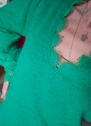 Pull chaud dentelle., marque: Unique, état: Très bon état, taille: S / 36 / 8, 10,00 €, 11,20 € Protection acheteurs incluse