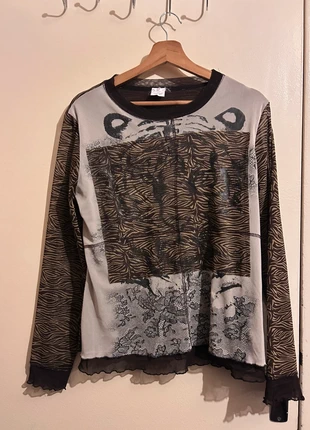 Blouse imprimé vintage marron taille 40, marke: Vintage Dressing, zustand: Sehr gut, größe: L / 40 / 12, 3,00 €, 3,85 € inklusive Vinted-Käuferschutz