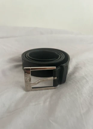 Ceinture Bulgari en cuir noir vintage, marque: Bvlgari, état: Satisfaisant, taille: 95 cm, 4,00 €, 4,90 € Protection acheteurs incluse