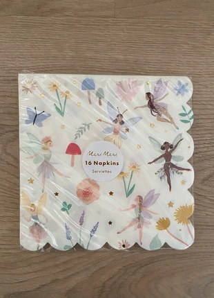 Meri Meri- fairy servetten (x16), merk: Meri Meri, staat: Nieuw met prijskaartje, € 7,50, € 8,58 inclusief Kopersbescherming